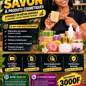 formation en fabrication de savons